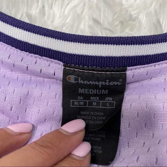 Champion | Pale Violet Mesh Cropped Tank - Picture 5 of 7